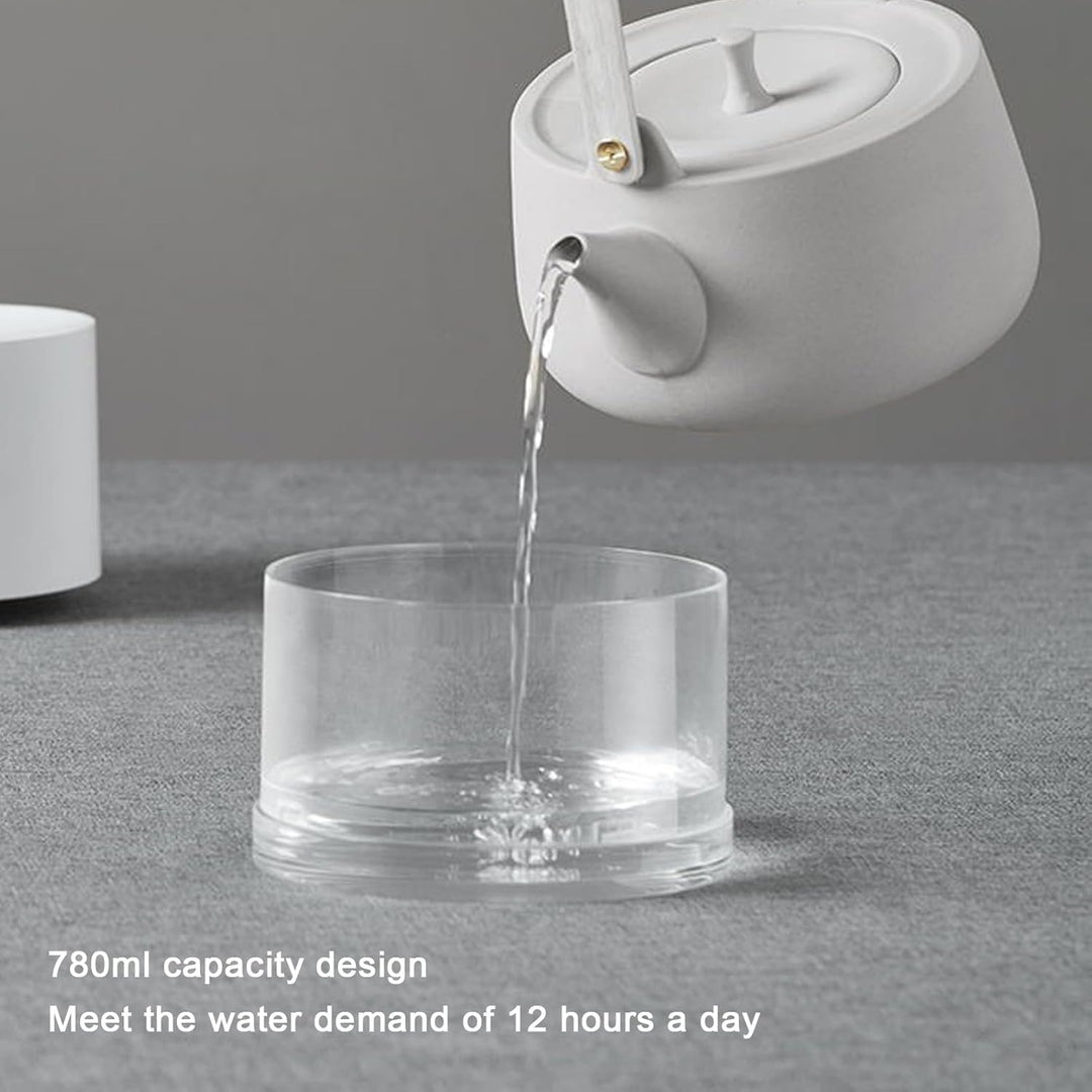 USB-Luftbefeuchter, Kabellos, 780 Ml, Grosses Fassungsvermögen, Nano-Nebel, Zwei Sprühmodi, Nachtlic