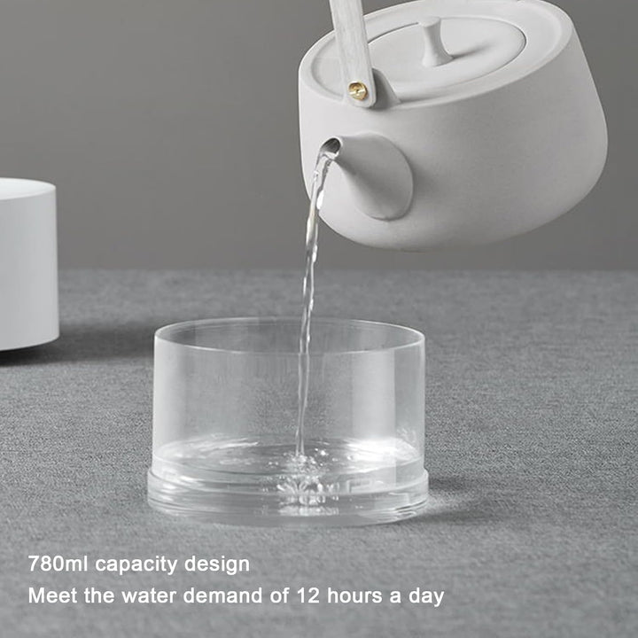 USB-Luftbefeuchter, Kabellos, 780 Ml, Grosses Fassungsvermögen, Nano-Nebel, Zwei Sprühmodi, Nachtlic