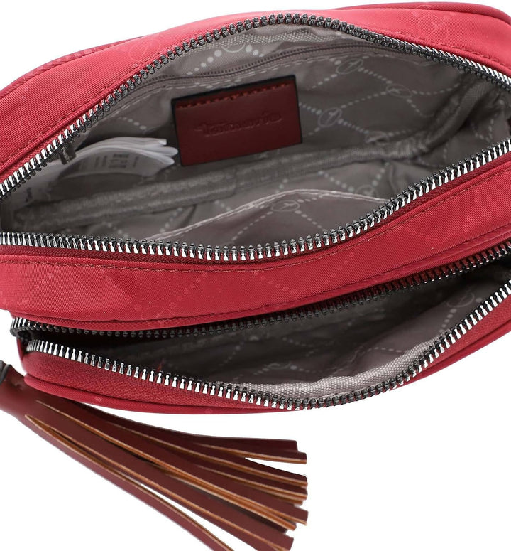 Tamaris Umhängetasche TAS Lisa 32396 Damen Handtaschen Print Einheitsgrösse Wine 690, Einheitsgrösse