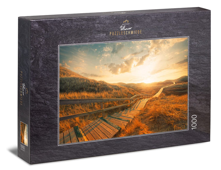 Ulmer Puzzleschmiede - Puzzle Traumpfade - klassisches 1000 Teile Puzzle mit melancholischem Motiv –