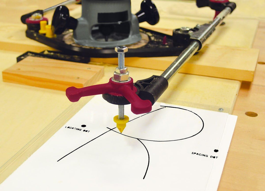 Milescraft 1271 (Metrisch) – Komplettes Tracing-Router-Schilderherstellungssystem für massgefertigte