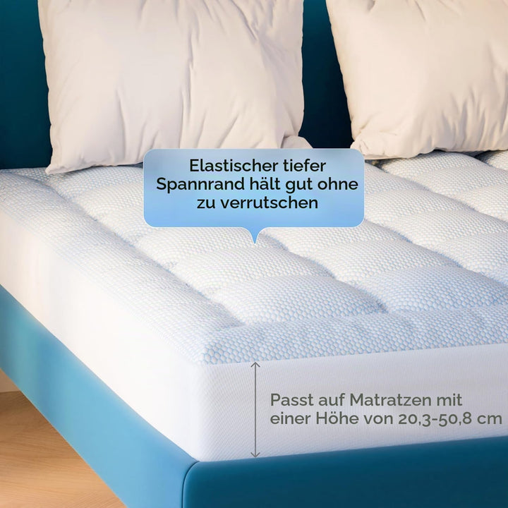 Cooling Mattress Topper 160x200 cm Kühlung 160x200, Kühlung 160x200