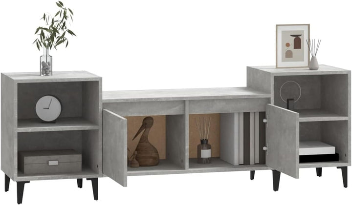 Tidyard TV-Schrank TV-Ständer Medienschrank Lowboard TV Möbel Tisch Sideboard Fernsehtisch Fernsehsc