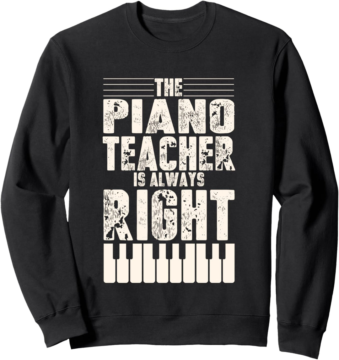Klavier Musiker Pianist Band Sweatshirt