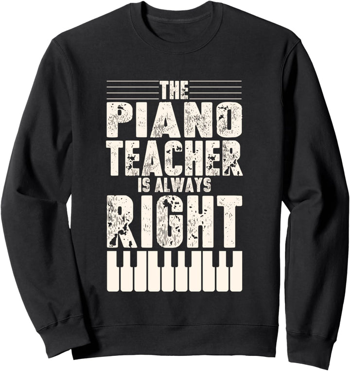 Klavier Musiker Pianist Band Sweatshirt