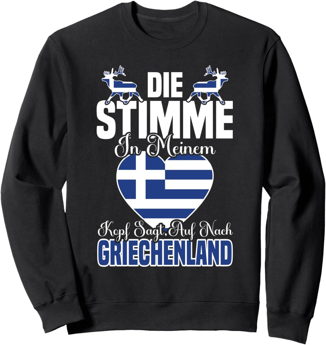 Stimme im Kopf - Griechenland Sweatshirt