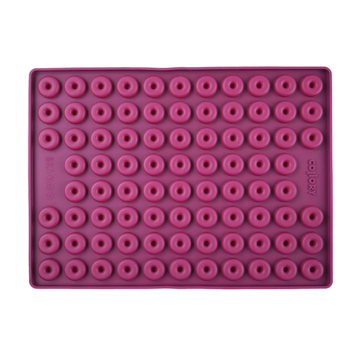 Collory Medium Donut (2,8cm) Silikon Backform für Hundekekse & Hundeleckerlis, Pralinenform, Schokol