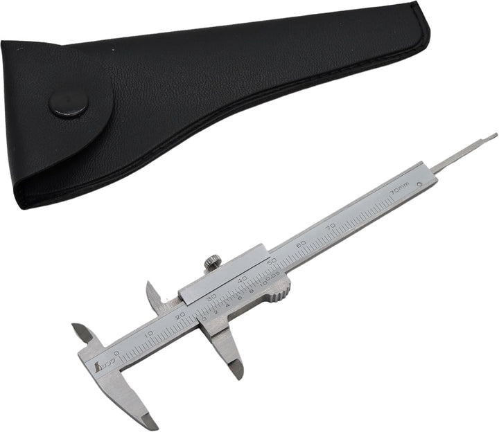 Shinwa 19892 Mini Messschieber aus Edelstahl 70mm - Hochwertige Schieblehre mit 0,05mm Genauigkeit