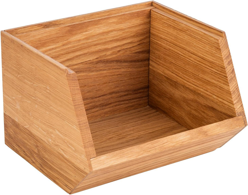 APS 11728 Buffet Box, 17,5 x 15,5 cm, H: 12,5 cm Eichenholz, geölt