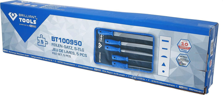 KS TOOLS Feilen-Satz, 5-tlg