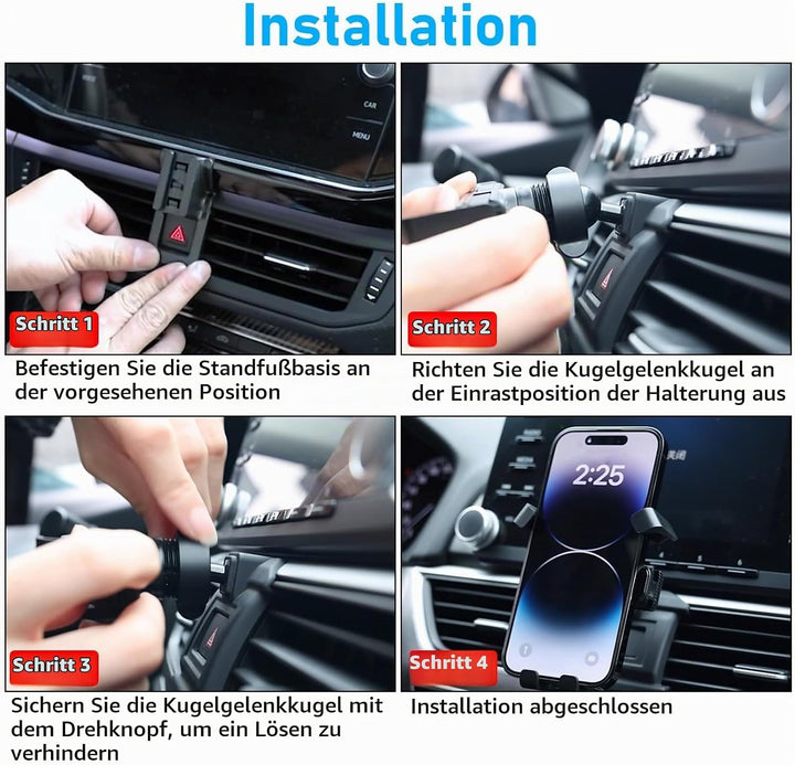 TTCR-II Auto Handyhalterung Kompatibel mit VW Golf MK7 2014-2020 2014-2020 Golf 7, 2014-2020 Golf 7