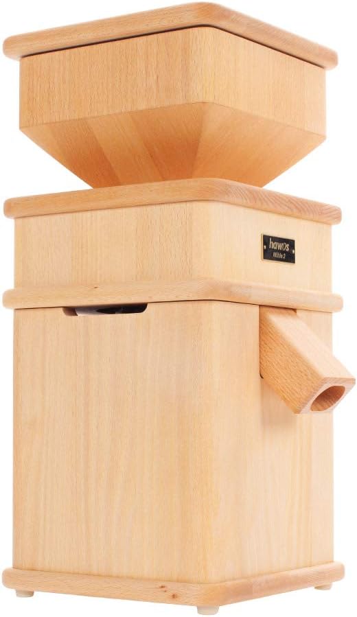 hawos Mühle 2 Elektrische Getreidemühle aus Buche Vollholz mit 600W Leistung der Firma hawos Kornmüh
