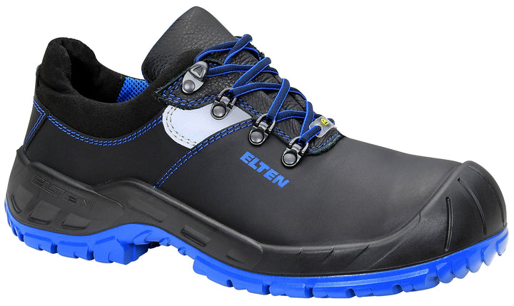 ELTEN Sicherheitsschuhe Alessio Low ESD S3, Damen und Herren, Leder, Stahlkappe, leicht, robust, Sch