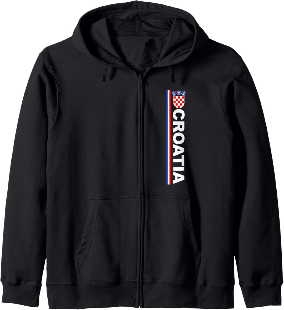 Hrvatska Croatian Coat Of Arms Vertical Flag Of Croatia Kapuzenjacke