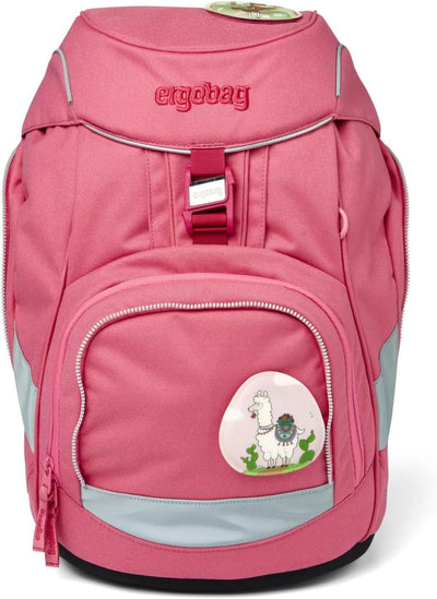 ergobag Kollektion 2020 Schulranzen-Set, OneSize Lamas in Bärjamas - Rosa, Lamas in Bärjamas - Rosa