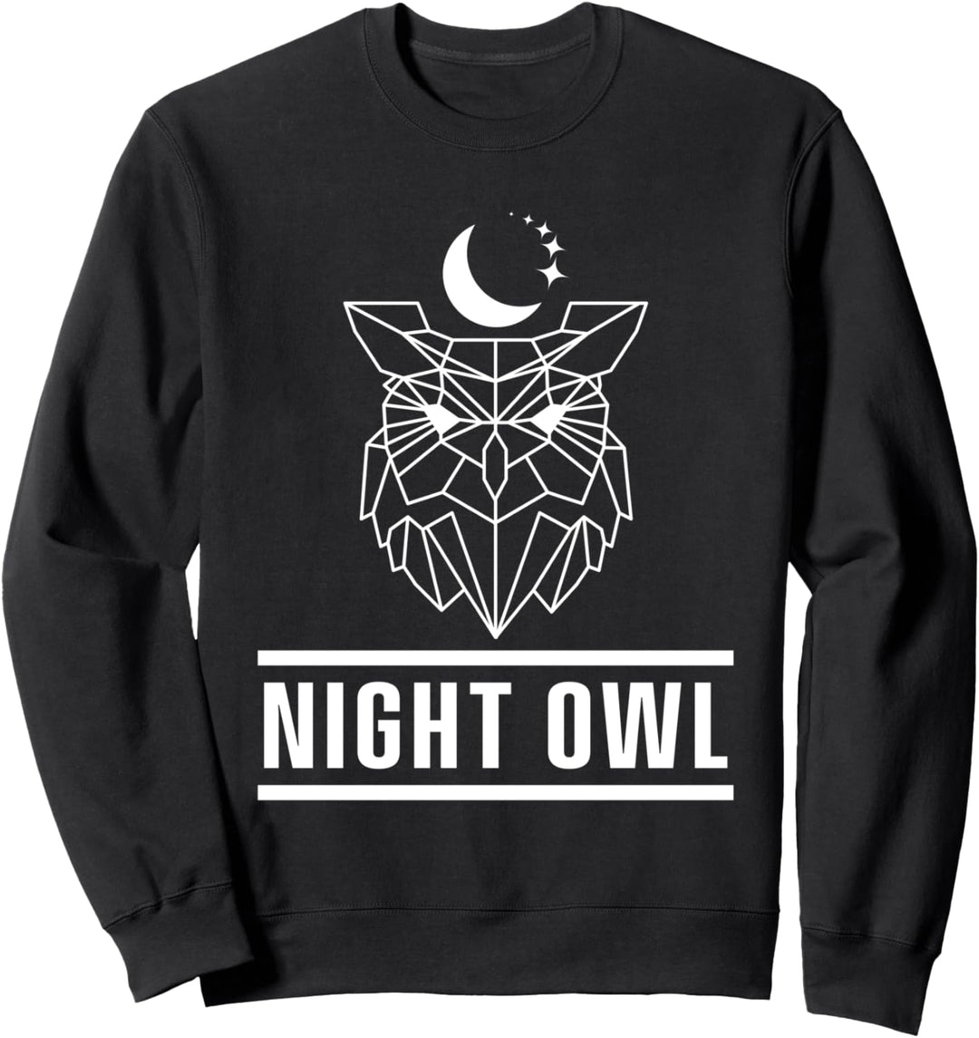 Nachteule Käuzchen Eule Eulenmotiv Kauz Vögel Vogel Sweatshirt