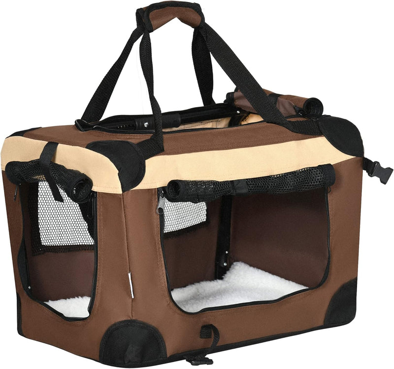 PawHut Hundebox faltbar Hundetasche Transporttasche mit Kissen Hundetransportbox Reisetasche für min
