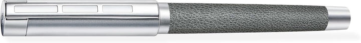 STAEDTLER Initium Corium Tintenroller, anthrazit Leder, M, schwarz, Made in Germany, mit edler Gesch