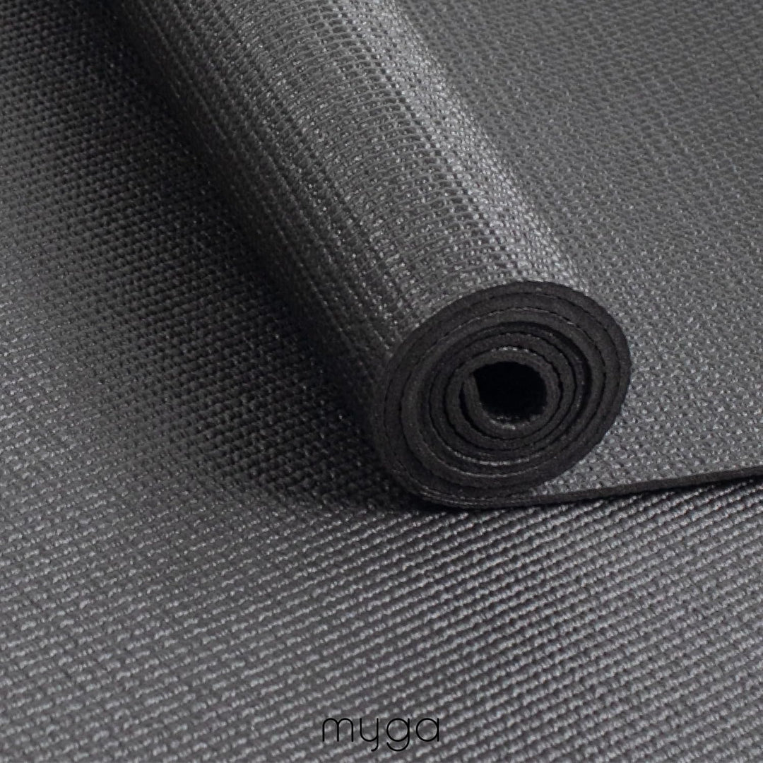 Myga Einsteiger-Yogamatte | Rutschfest & Leicht zu tragen – 4 mm Dicke | Ideal für Yoga, Pilates, Me