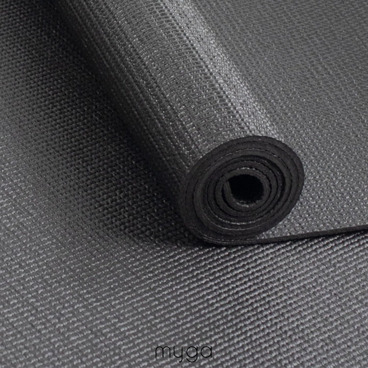 Myga Einsteiger-Yogamatte | Rutschfest & Leicht zu tragen – 4 mm Dicke | Ideal für Yoga, Pilates, Me