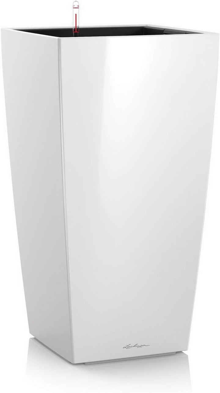 LECHUZA CUBICO Premium 40 weiss hochglanz 18191 39.5x39.5x75.5 cm Weiss Hochglanz, 39.5x39.5x75.5 cm