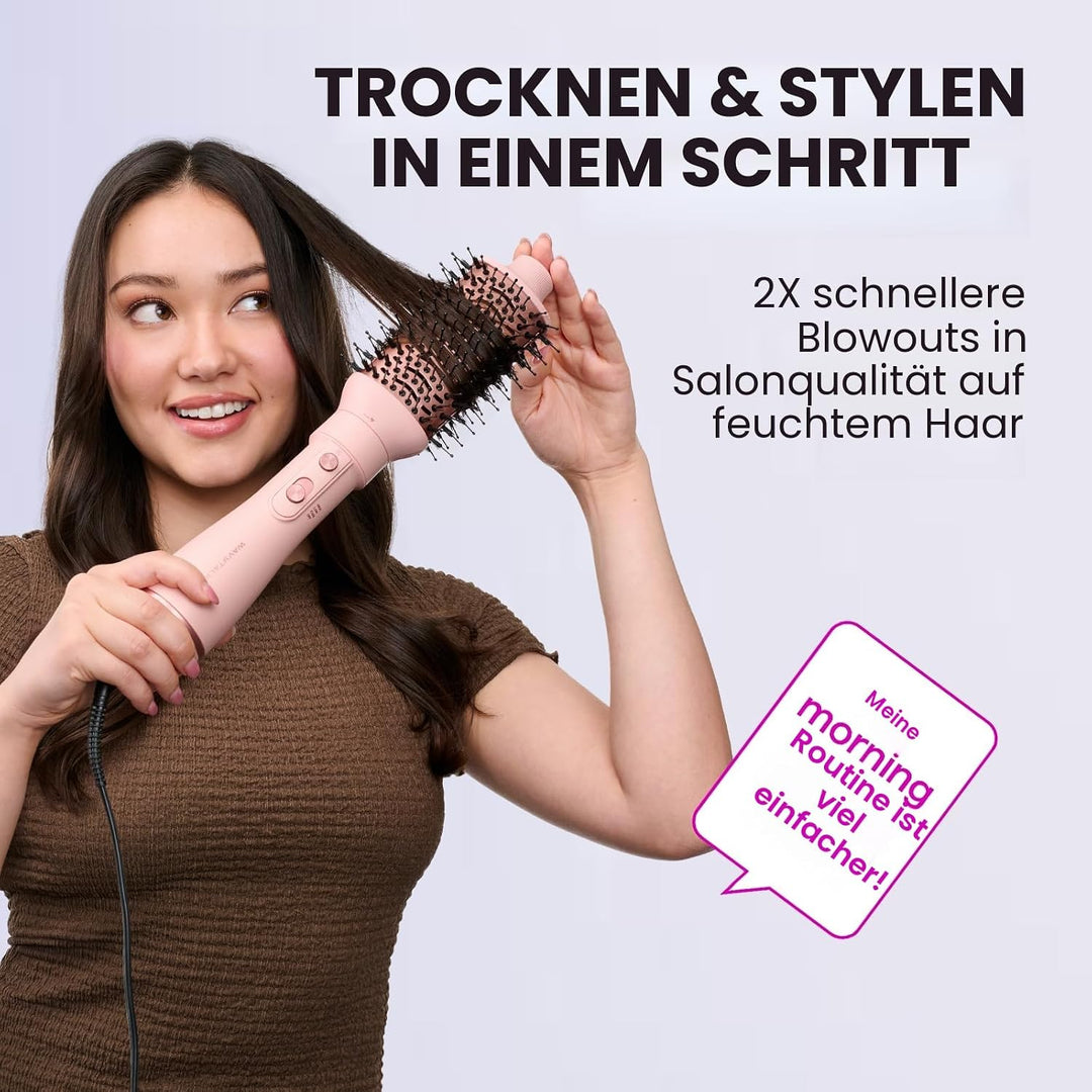 Wavytalk Warmluftbürste, 5 in 1 Hairstyler, Föhnbürste zum Trocknen und Stylen in One Step, AIR SCUL