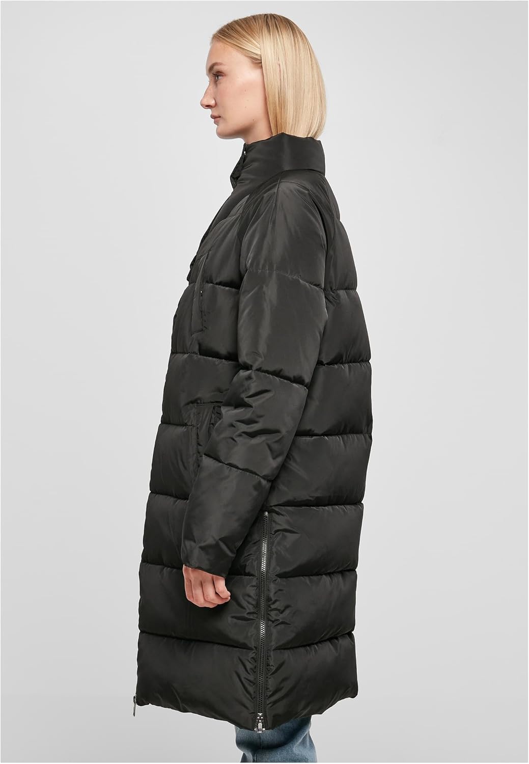 Urban Classics Damen Jacke, Schwarz