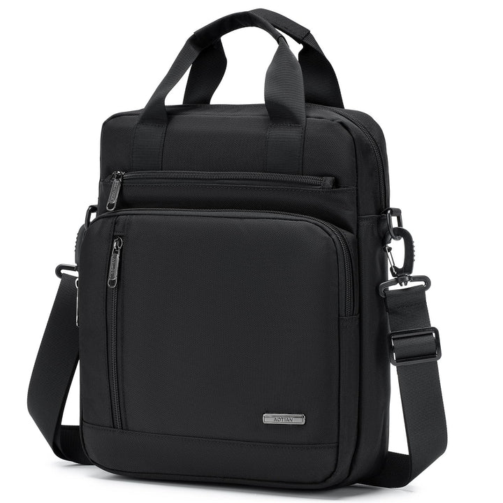 SUCIKORIO® Umhängetasche Herren Leder, Multi-Pocket Schultertasche Klein Wasserdicht Sling Crossbody