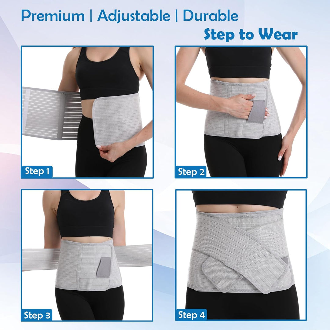 Postpartum Gürtel für Damen, Abdominal Binder Post Chirurgie Belly Wrap, C Abschnitt Erholung Must H
