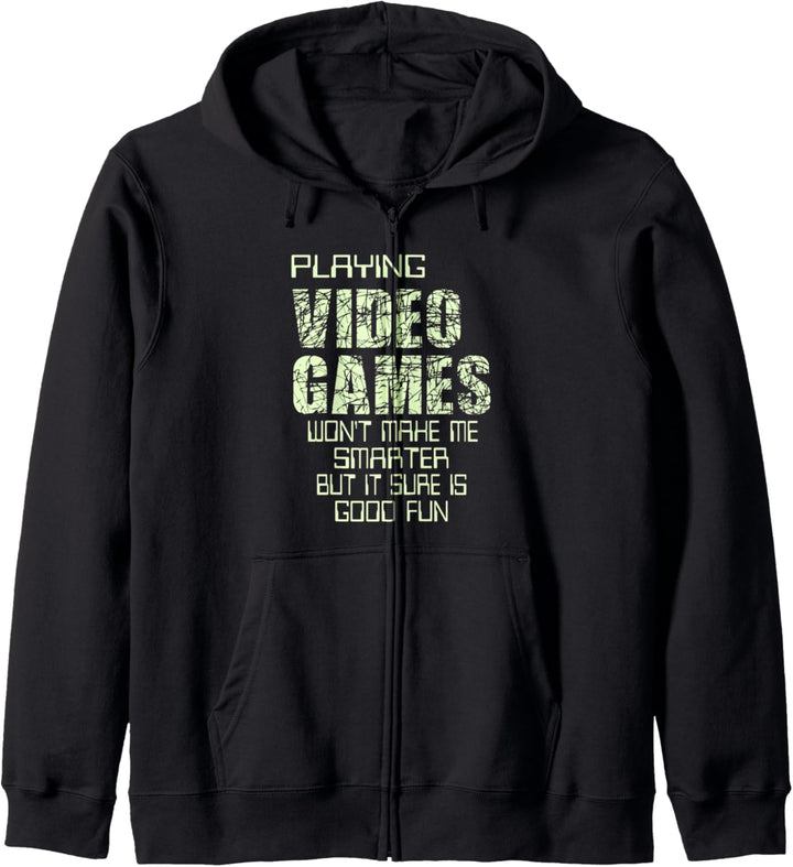 Lustiges Videospiel mit Spruch Gamer Jungen Kinder Teenager Kapuzenjacke