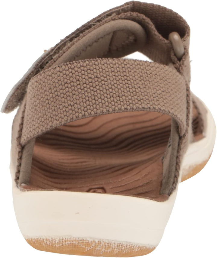 KEEN Unisex Kinder Elle Backstrap Slingback Sandalen 27/28 EU Brindle Star White, 27/28 EU Brindle S