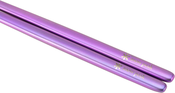Snow Peak Titanium Chopsticks, Purple, Purple