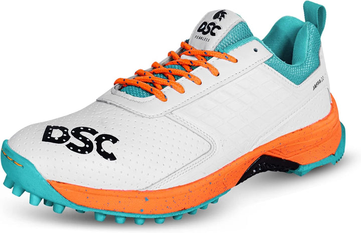 DSC Herren Jaffa 22 Cricketschuhe Cricket-Schuhe, Spikes 44 EU Orange, 44 EU Orange