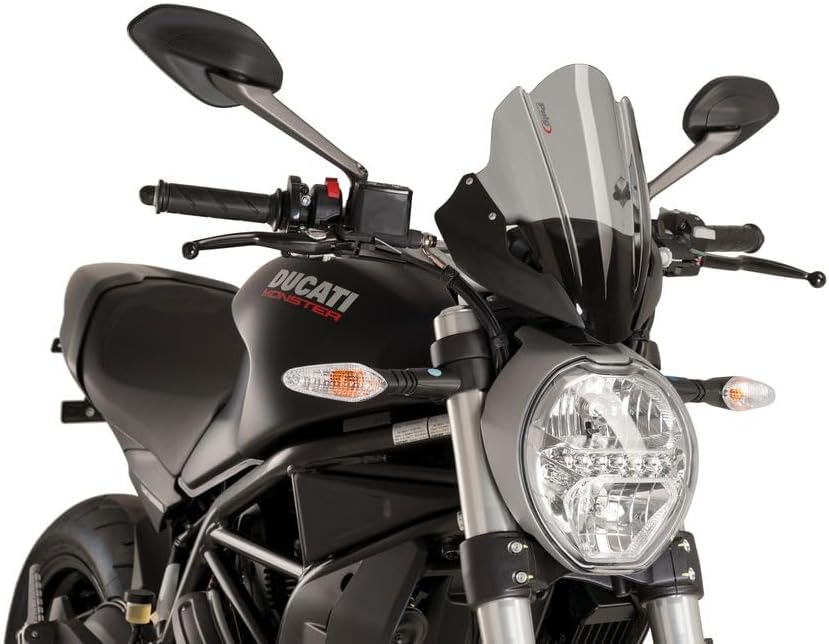 Puig 8900 F Touring Windschutzscheibe für Ducati Monster 1200 R 16 '– 17' AHUMADO OSCURO, AHUMADO OS