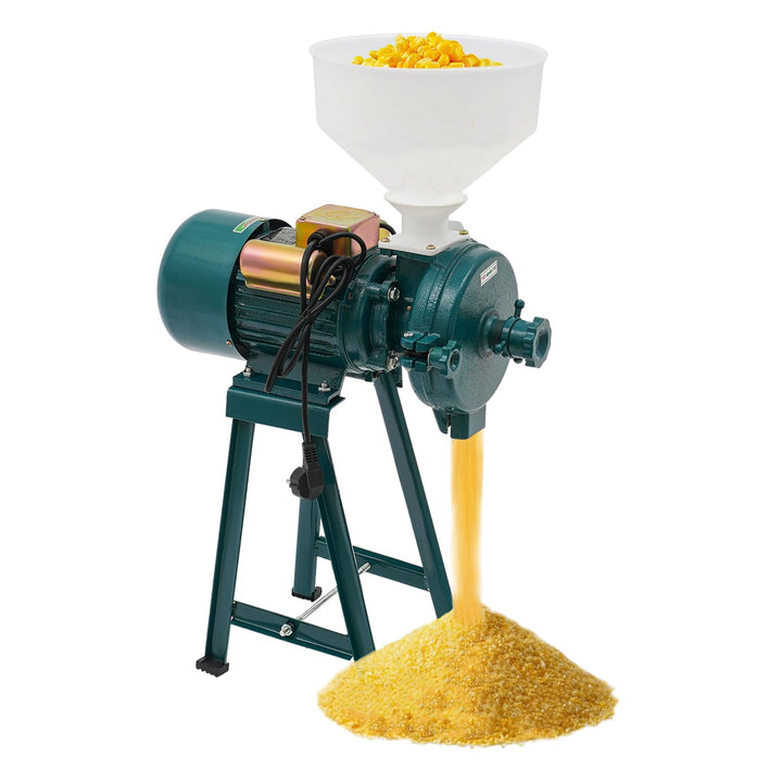 2200W Elektrisch Getreidemühle Kornmühle, Schrotmühle Zerkleinerer Grain Mill mit Trichter, Elektris