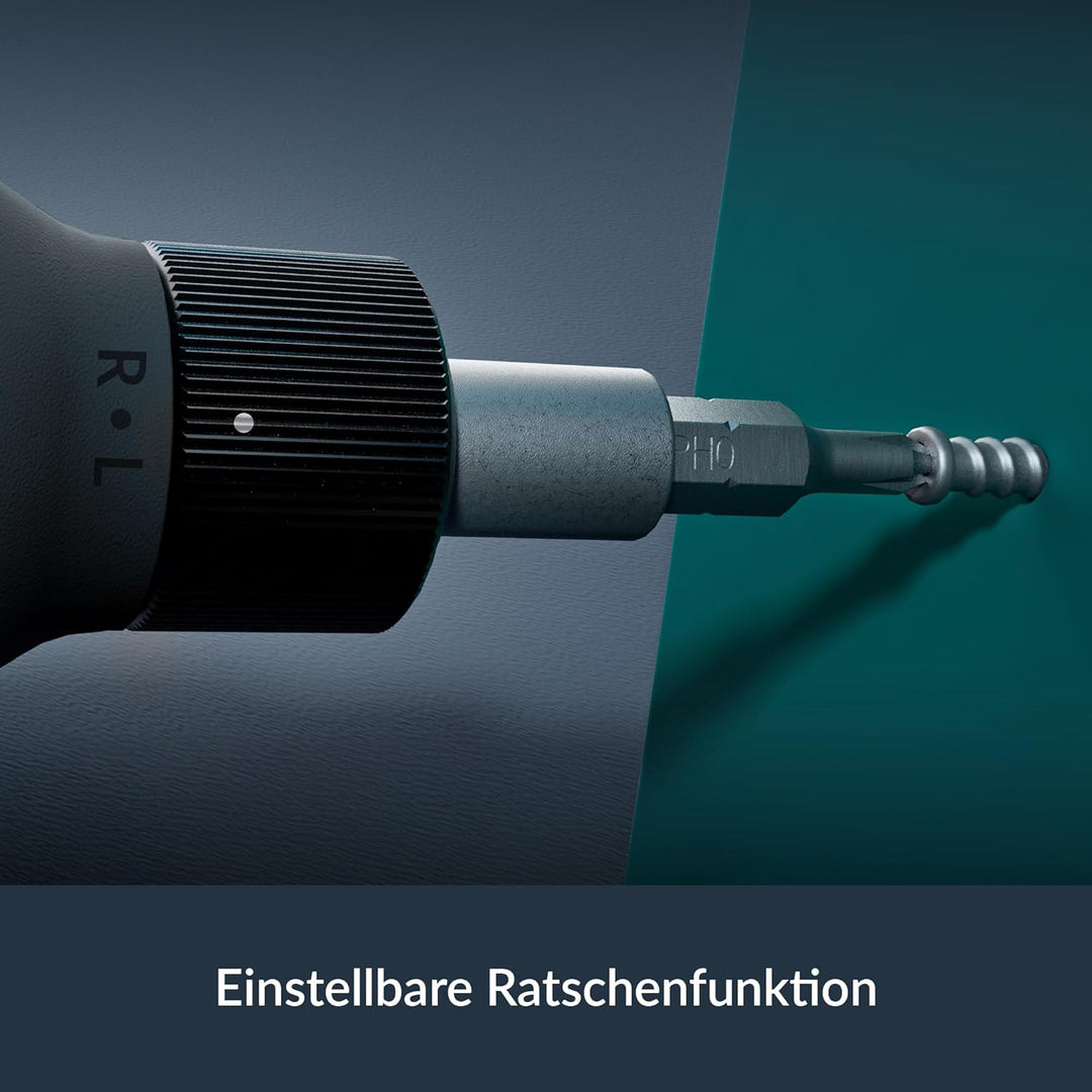 ARCTIC Ratchet Screwdriver Toolkit - Ratschenschraubendreher-Set 27 in 1, Kreuz/Schlitz/Torx/Pozidri