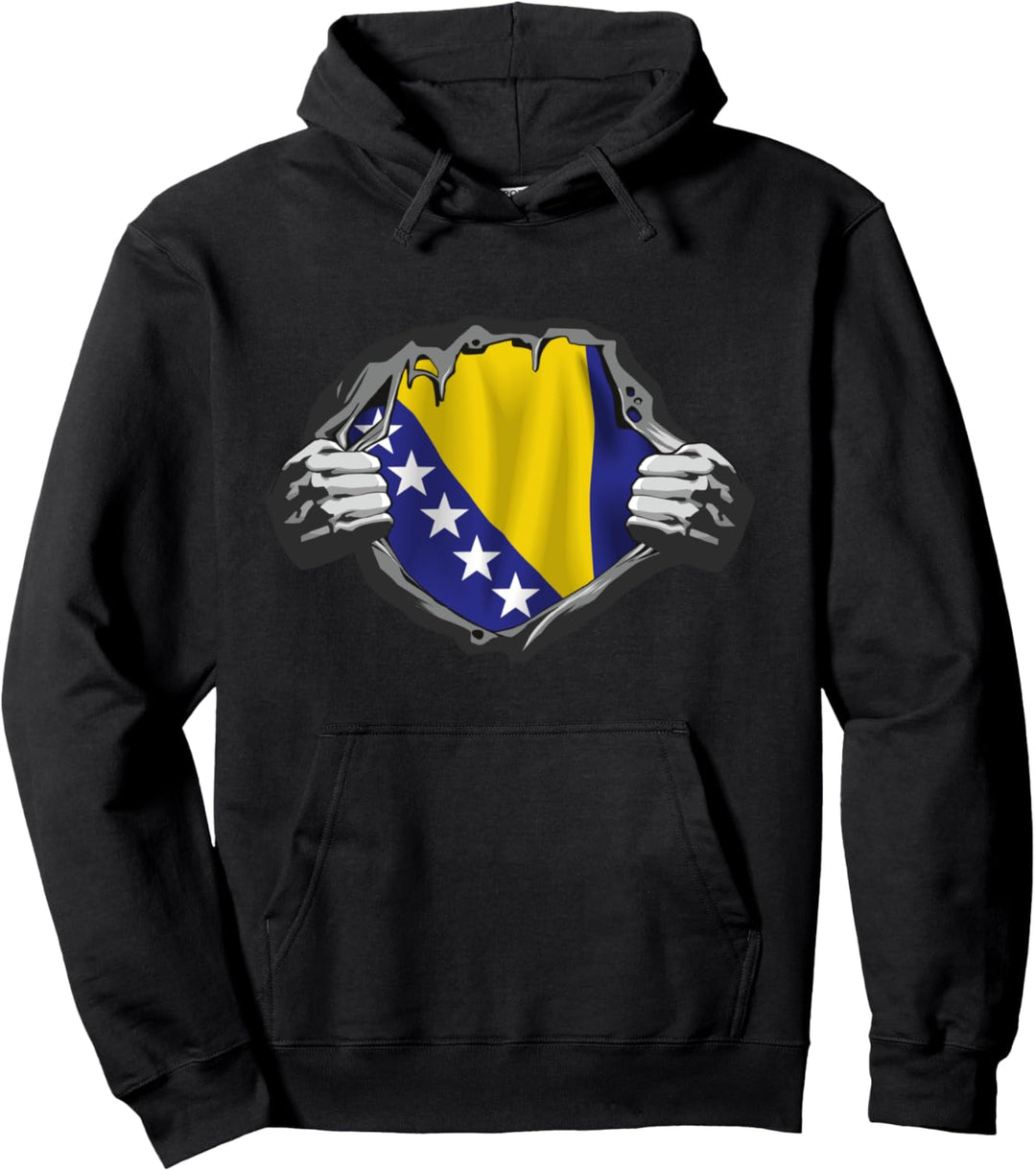 Bosnien-Hemd-Design zeigt Ihr Herz Pullover Hoodie