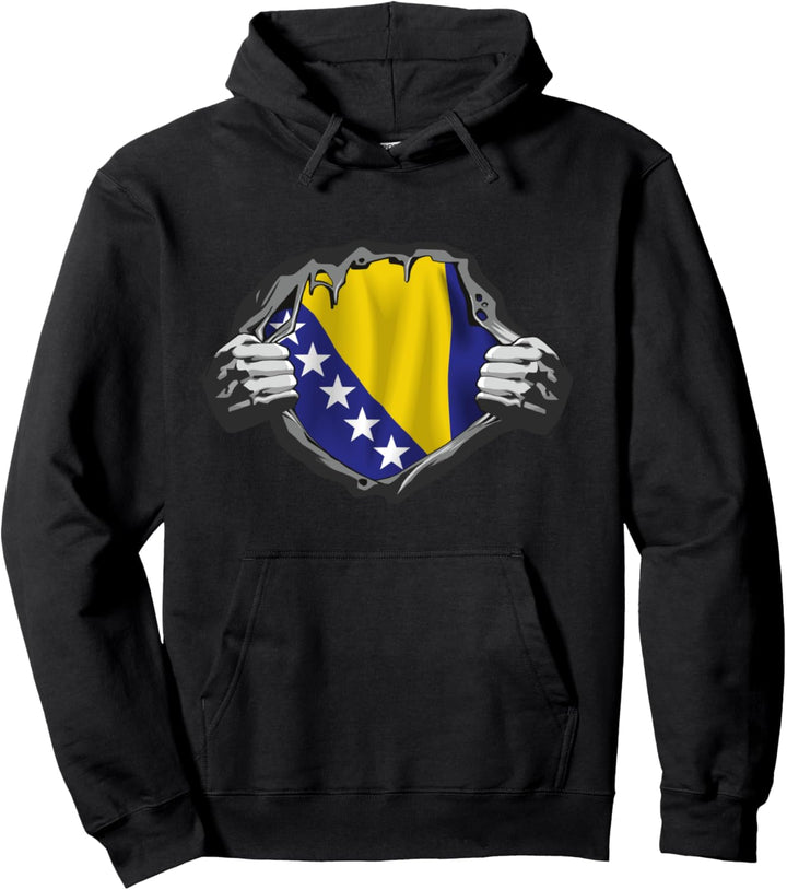 Bosnien-Hemd-Design zeigt Ihr Herz Pullover Hoodie