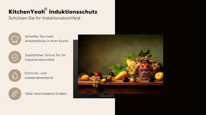 KitchenYeah© Herdabdeckplatte Einteilig Herdabdeckung Abdeckplatte für Ceranfeld Abdeckung Induktion