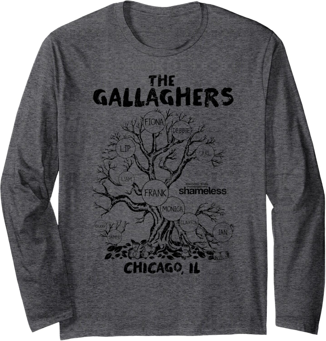 Shameless Gallagher Family Tree Langarmshirt