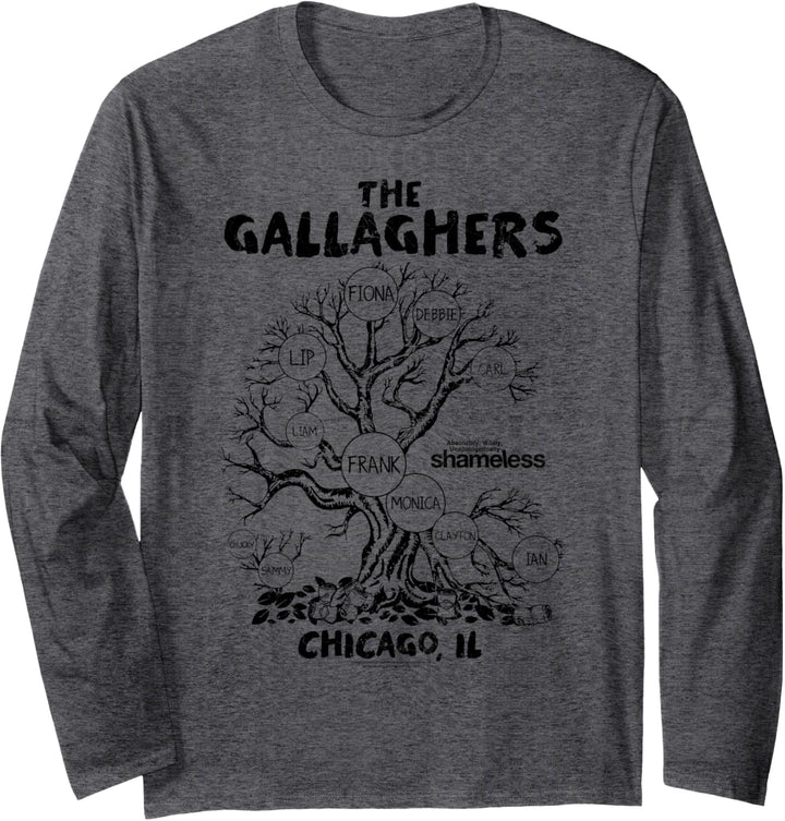 Shameless Gallagher Family Tree Langarmshirt