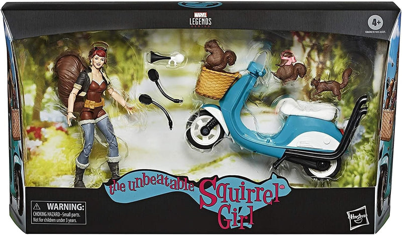 Hasbro Marvel Legends Series 15 cm grosse Unbeatable Squirrel Girl Action-Figur, Premium Design, ent