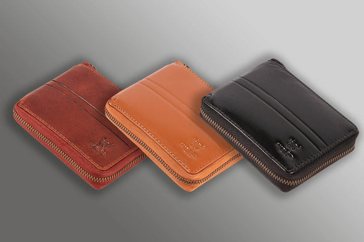 MATADOR RFID NFC Schutz Geldbörse Herren Leder Geldtasche | Portemonnaie Herren mit YKK Metall Reiss