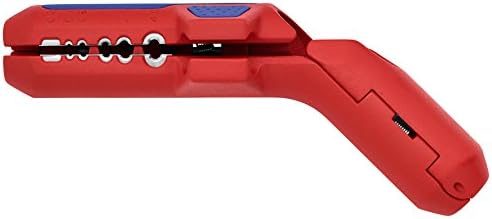 Knipex ErgoStrip Abisolierzange Blau/Rot – 1,3 cm, 8 mm, Kunststoff, Blau/Rot, 13,5 cm, 74 g