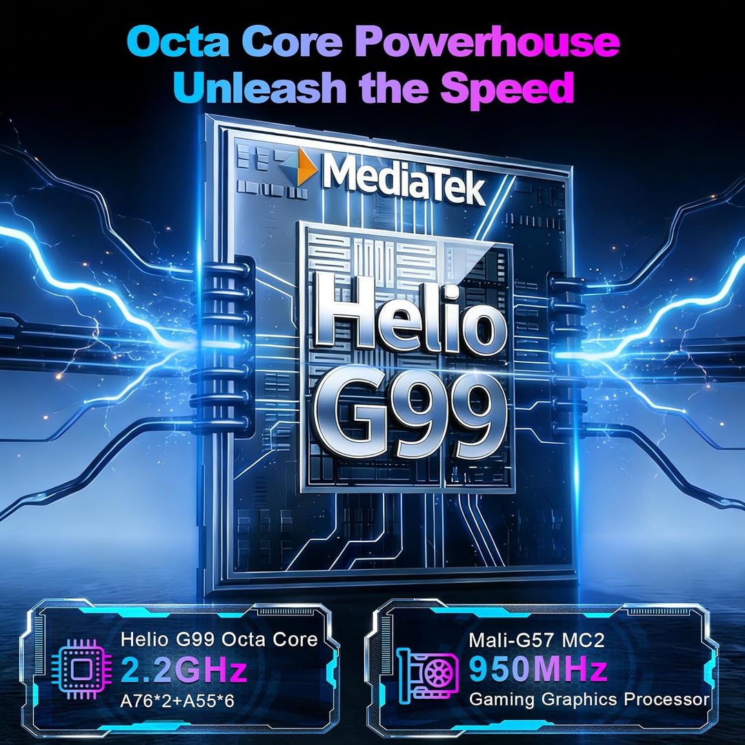 jumper 15,4 Zoll Tablet, Android 15 Tablet mit Helio G99 Octa-Core Prozessor(bis zu 2,2 GHz), Gaming