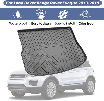 Auto Wasserdicht Protector Pad Hinten Cargo Liner Trunk Kofferraummatte für RR Evoque 2011-2019 Land