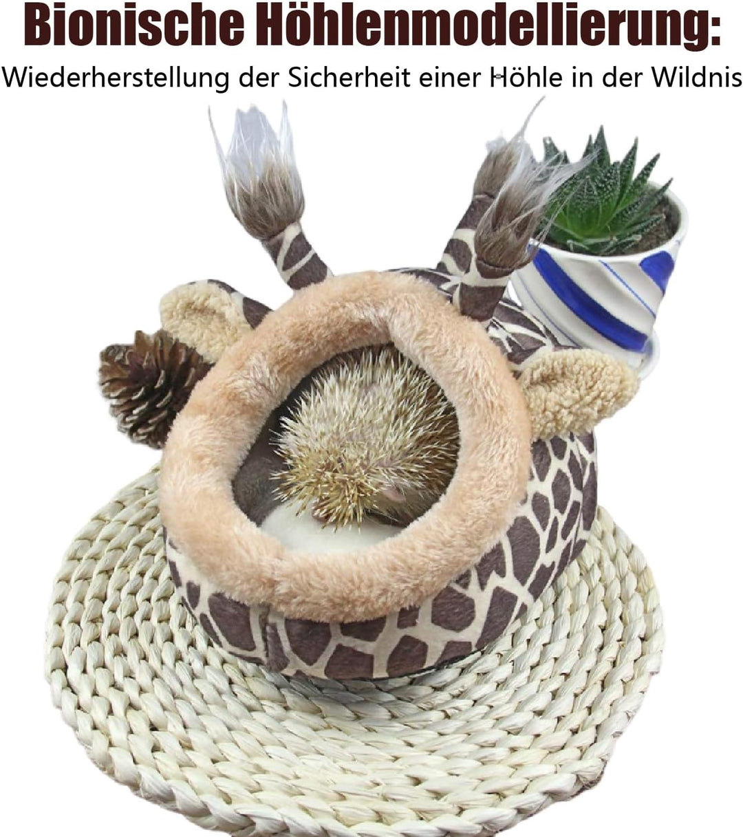 Haustierbett, Kleintierhaus Bett, 1 Weiche Kissen Schlafsack Nest, Ideal als meerschweinchen Bett, K