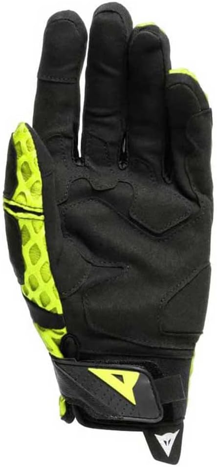 Dainese Unisex 1815944_620_xxl Motorradhandschuhe Sommer Textil, Schwarz/Fluo-Gelb, XXL EU