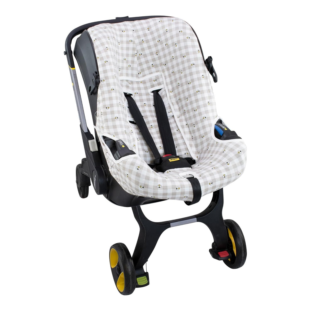 JYOKO KIDS Bezug für Autositz und Kinderwagen, kompatibel mit Doona, aus 100% Baumwolle (Sitzbezug,