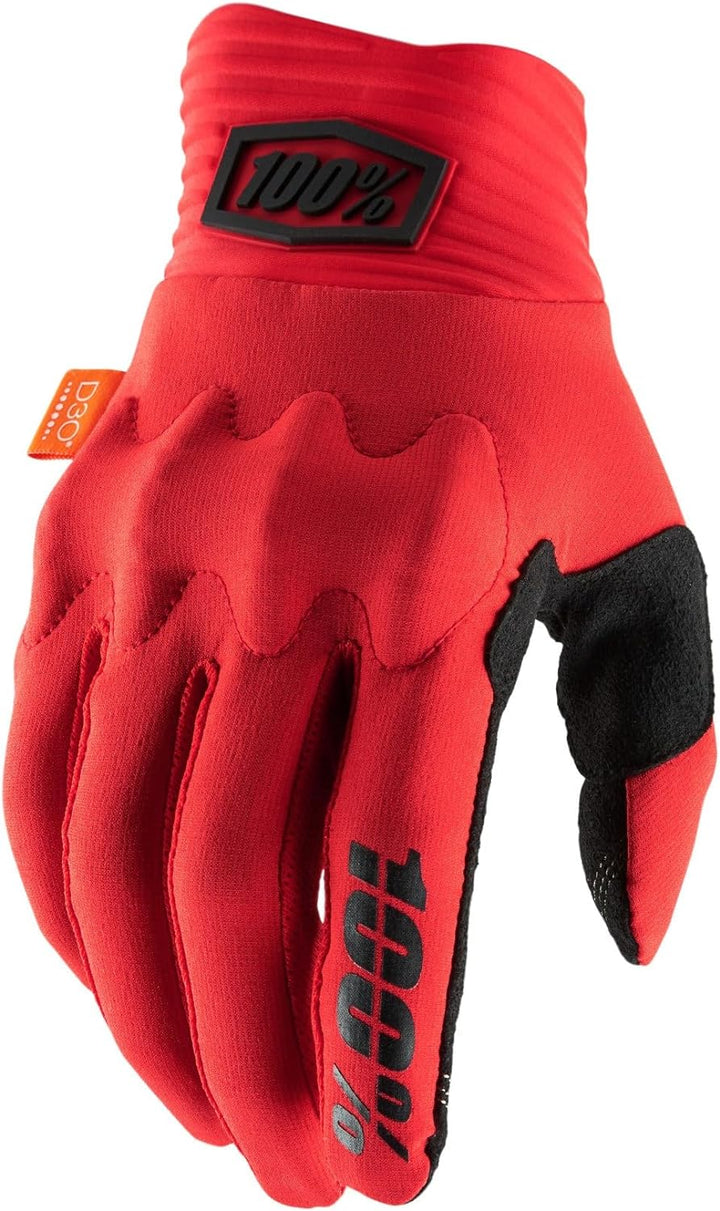 100% Cognito D3o Gloves Handschuhe XL Red/Black, XL Red/Black